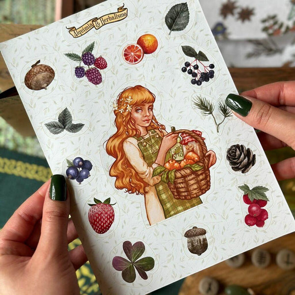 Cartela de Stickers - Magia Celta