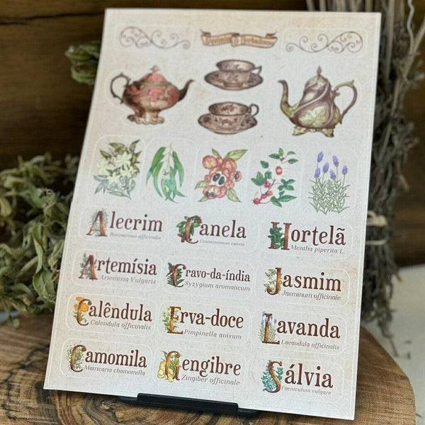 Cartela de Stickers - Magia de Cozinha
