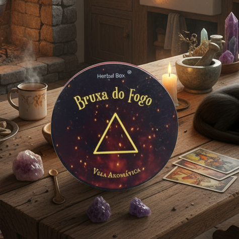 Vela aromática “Bruxa do Fogo"