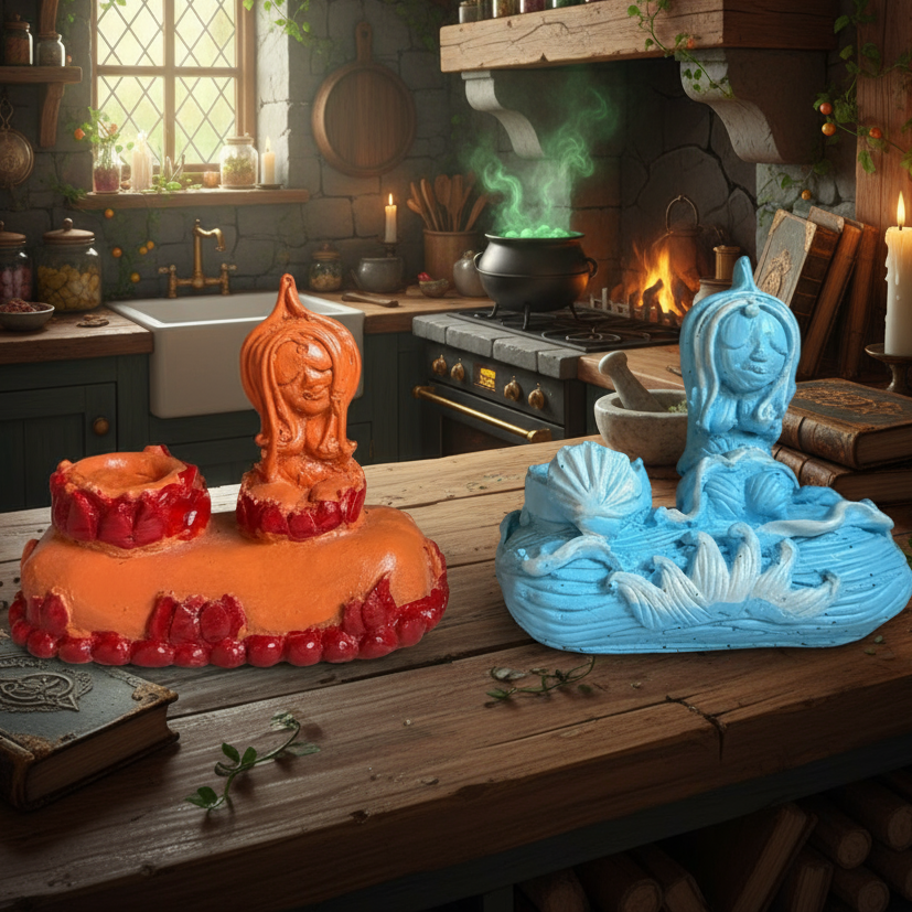 Porta Velas Elemento Fogo