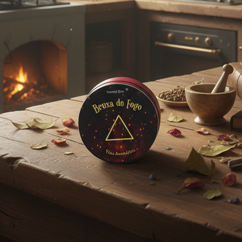 Vela aromática “Bruxa do Fogo"