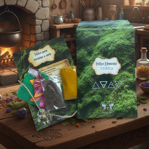 Kit de Feitiço da Terra - Enraizar a Sorte