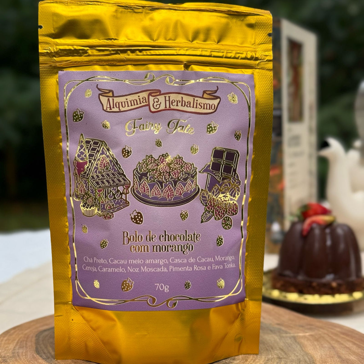 Blend Bolo de Chocolate com Morango - Fairy Tale