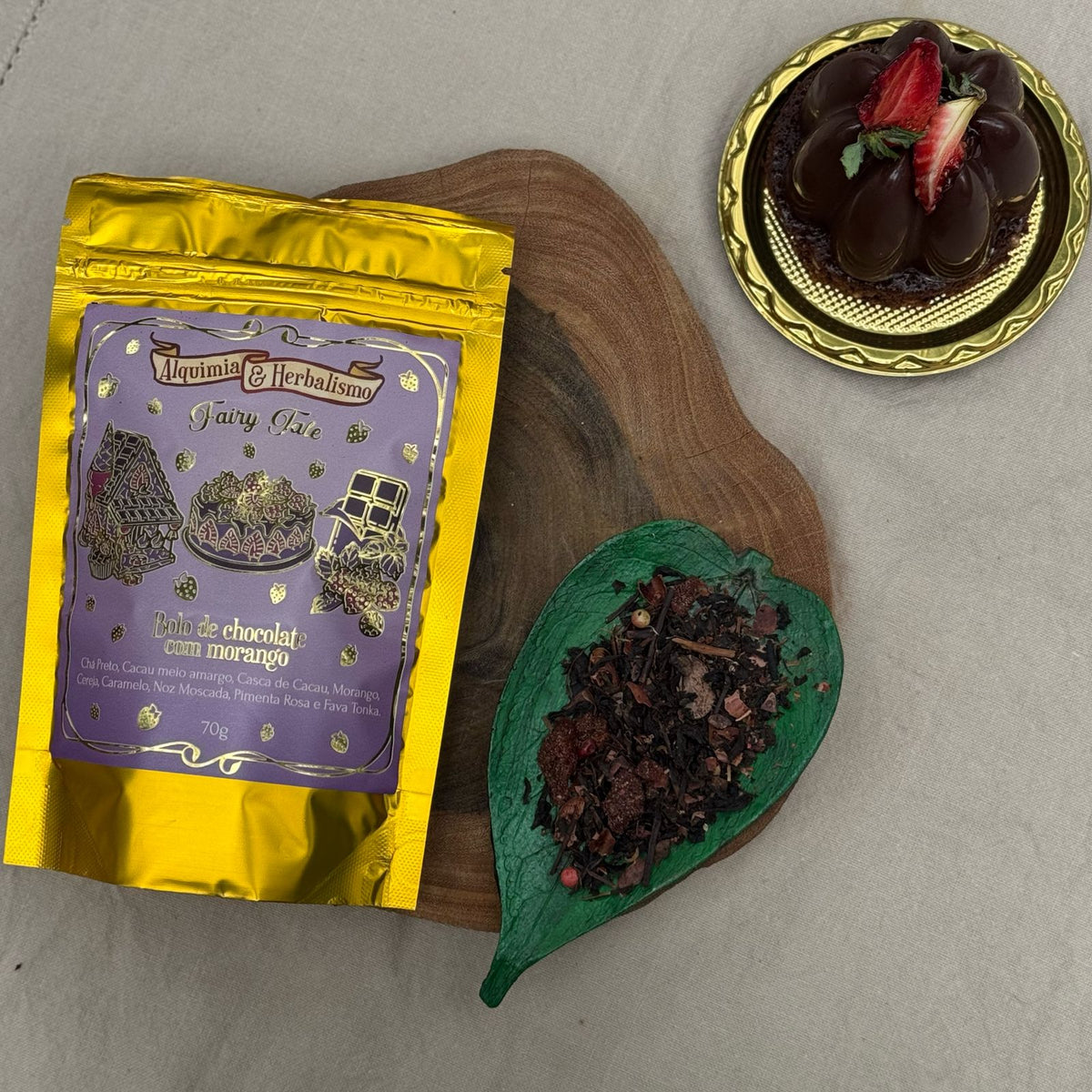 Blend Bolo de Chocolate com Morango - Fairy Tale