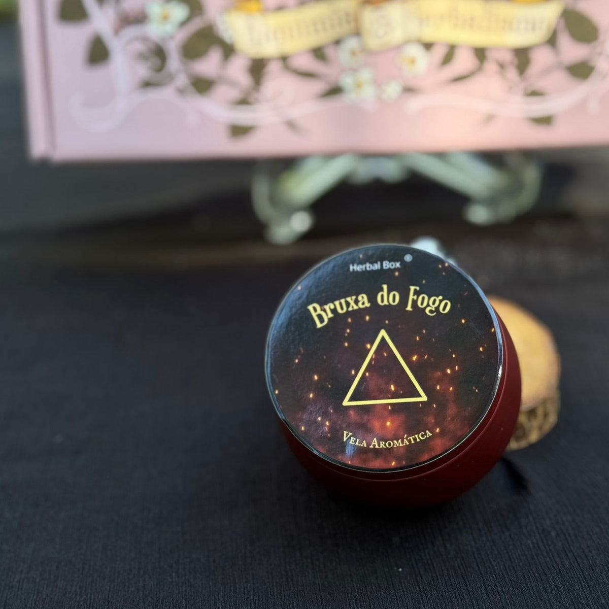 Vela aromática “Bruxa do Fogo"