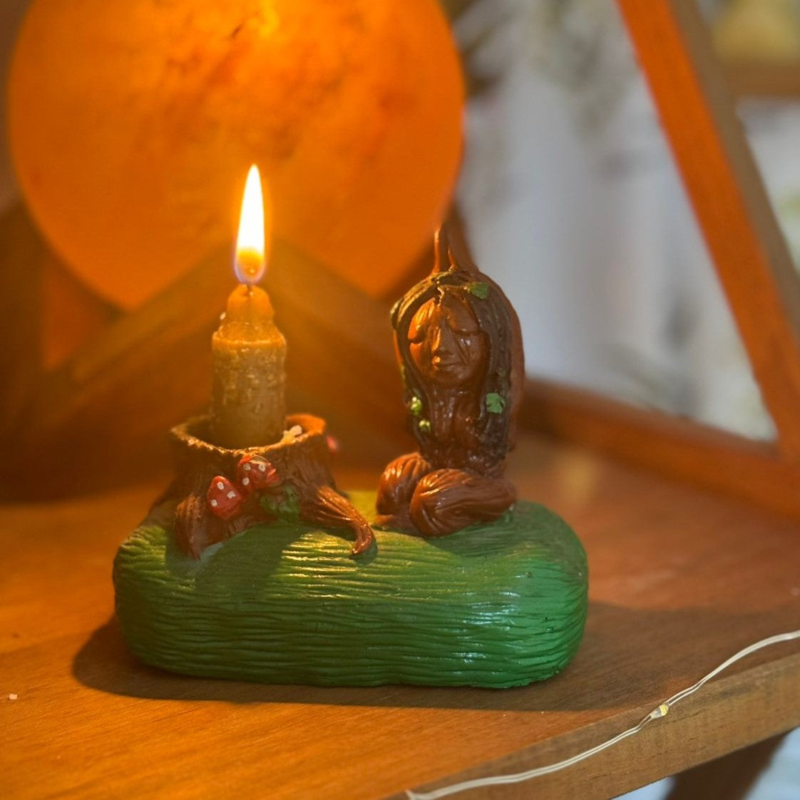 Porta Velas Elemento Terra