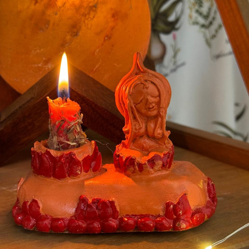 Porta Velas Elemento Fogo